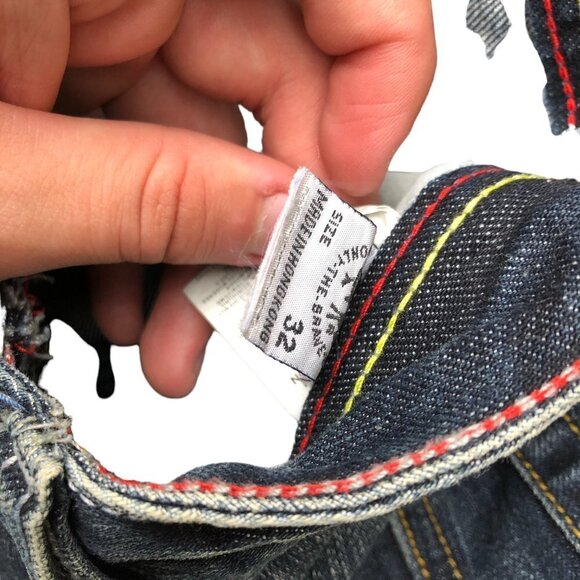 Brand New VINTAGE 2001 Diesel Jeans Size 32 Blue - Picture 2 of 8